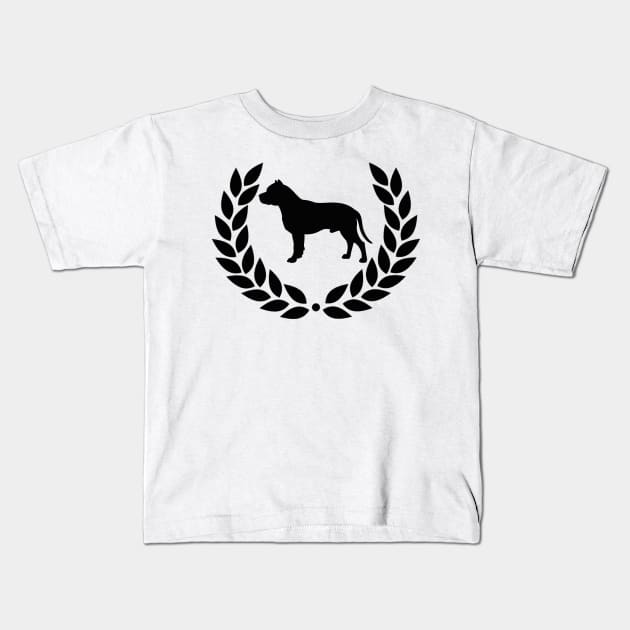 Bull Terrier Society Kids T-Shirt by DogsUnity